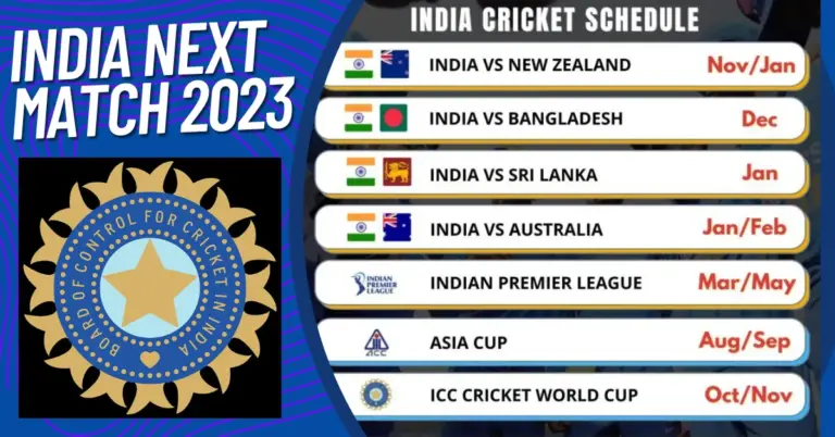 India Next Match